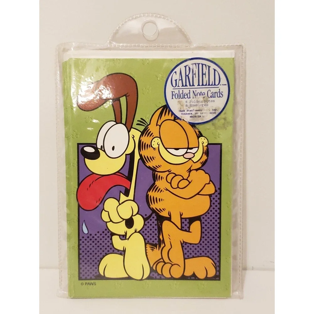 Garfield Folded Note Cards NEW 8 Cards The Cat